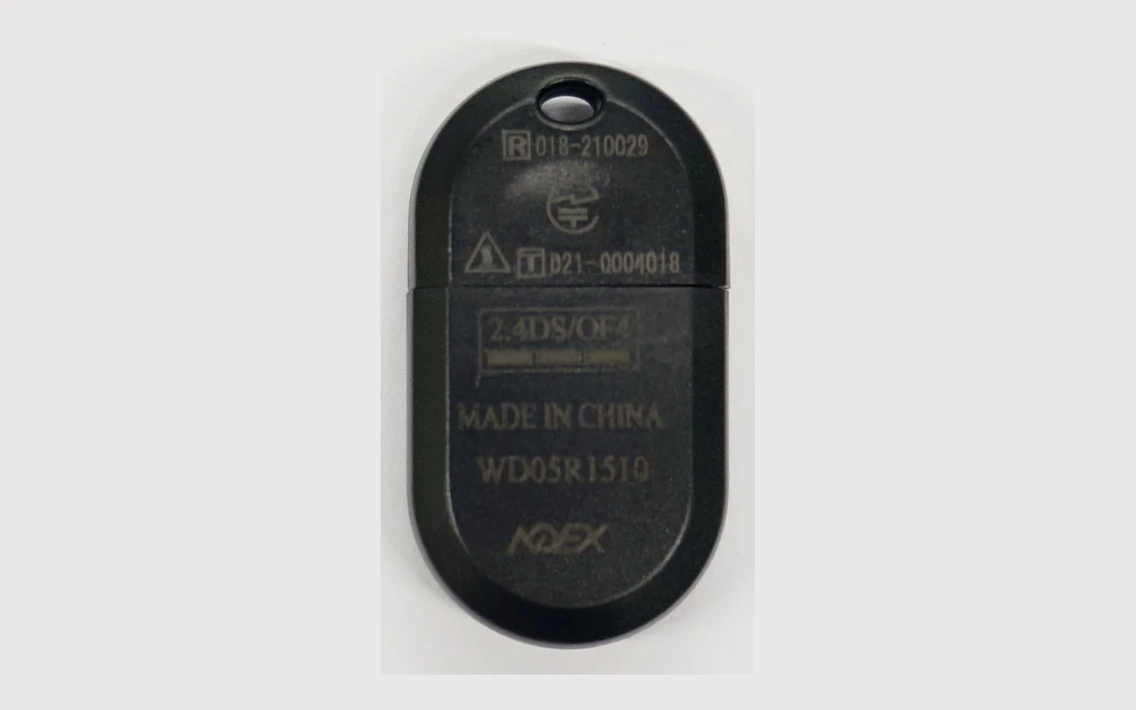 WD05R1510 本体(技適・JATEの刻印面)
